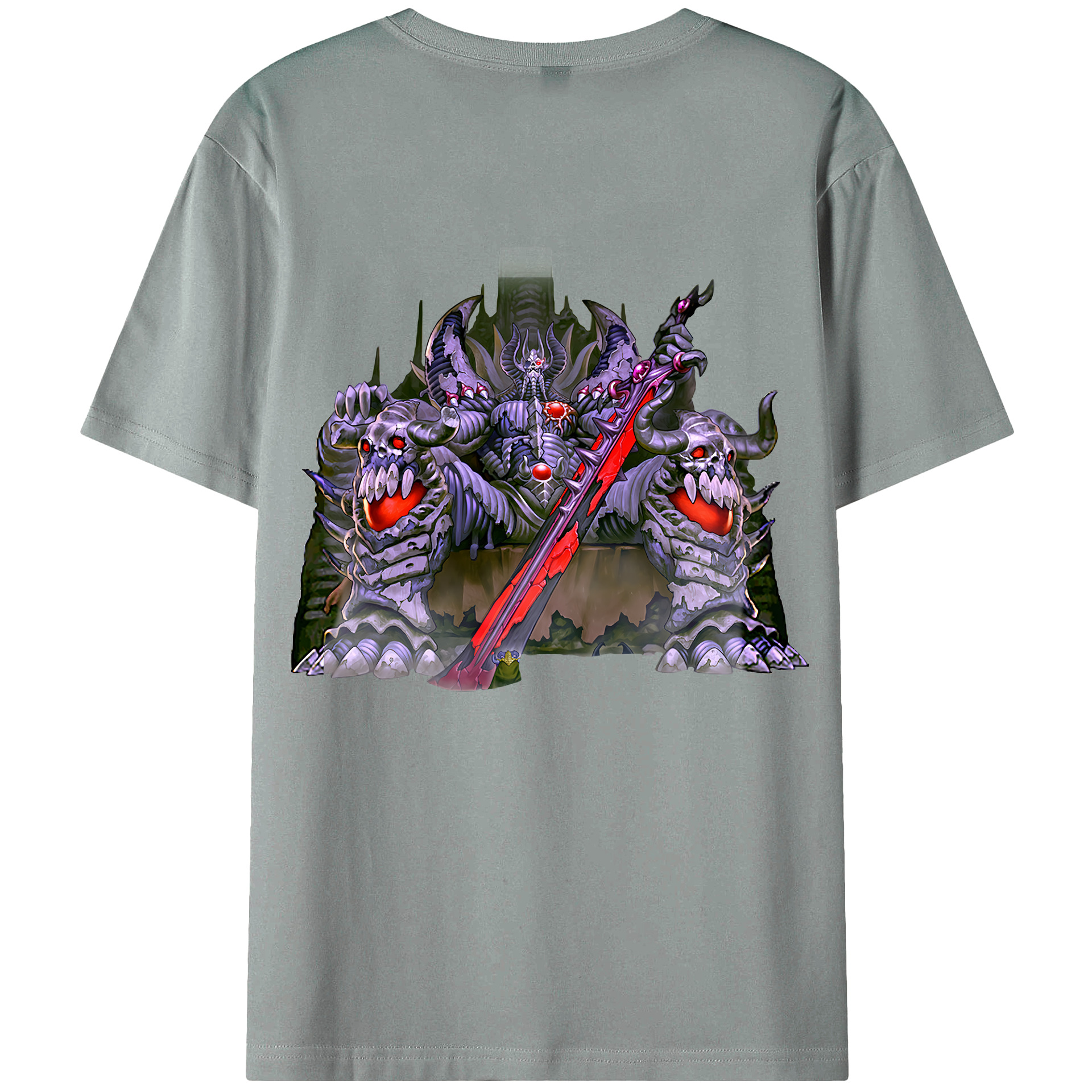 （画像用） 遊☆戯☆王 Yu-Gi-Oh! 綿100％ メンズ半袖Tシャツ（バックプリント） 通気性